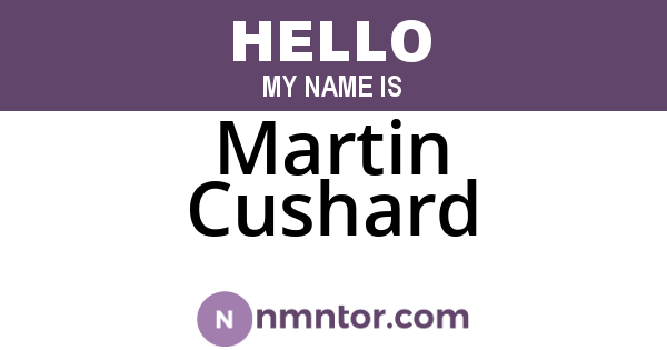 Martin Cushard