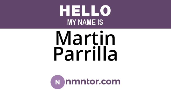 Martin Parrilla