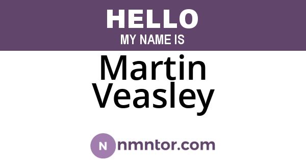 Martin Veasley