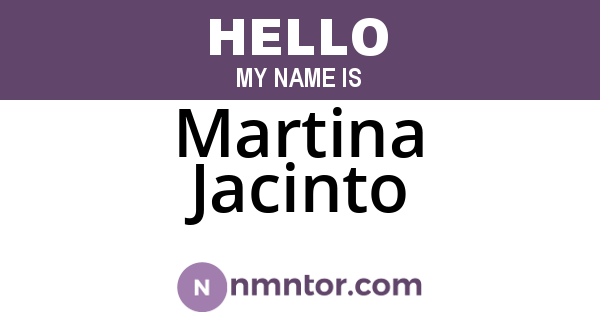 Martina Jacinto