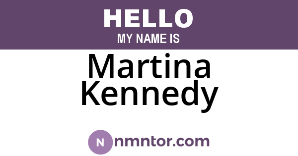 Martina Kennedy