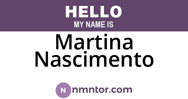 Martina Nascimento