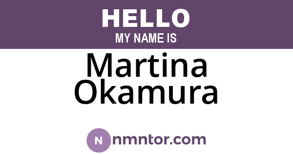 Martina Okamura