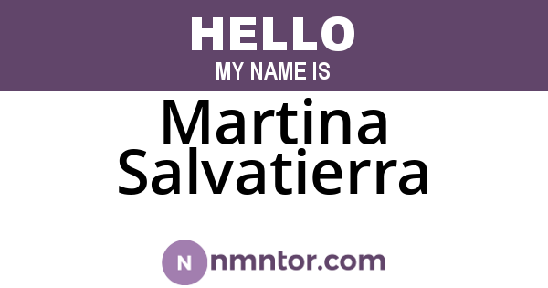 Martina Salvatierra