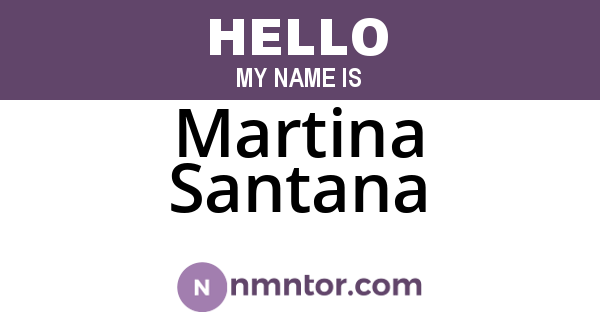 Martina Santana