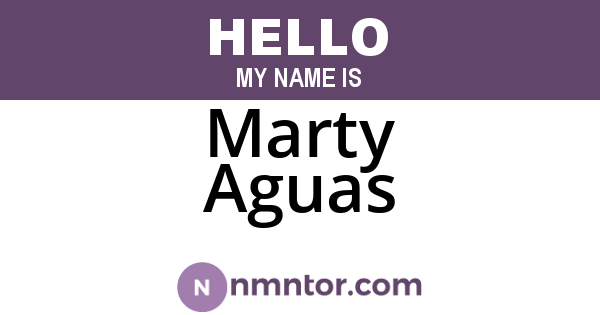 Marty Aguas