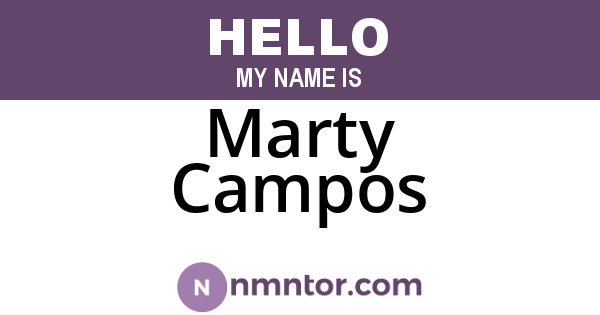Marty Campos