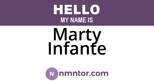 Marty Infante