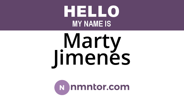 Marty Jimenes