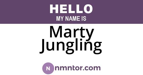 Marty Jungling