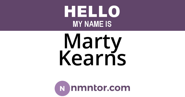 Marty Kearns