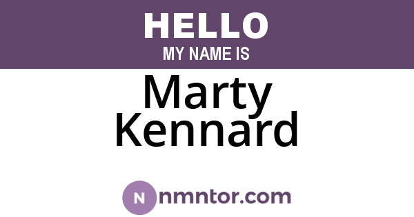 Marty Kennard