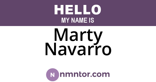 Marty Navarro