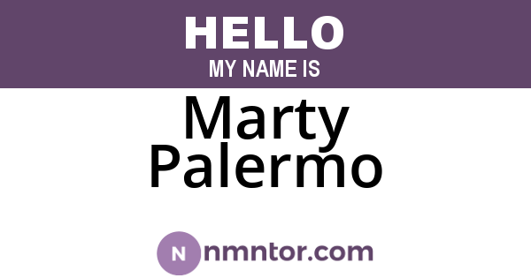 Marty Palermo