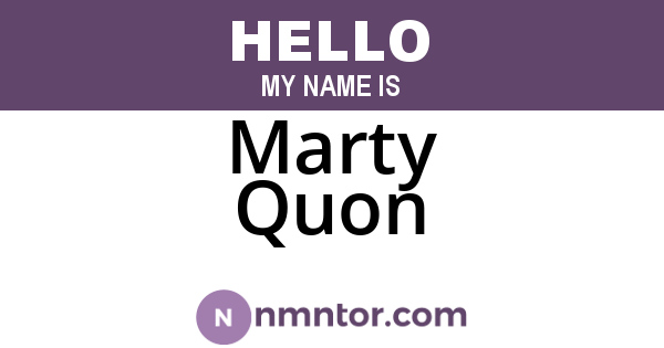 Marty Quon