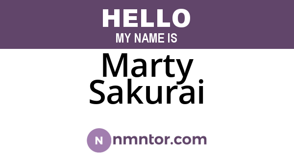 Marty Sakurai