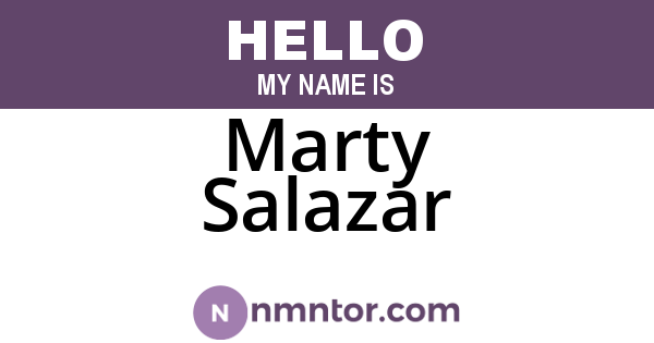 Marty Salazar
