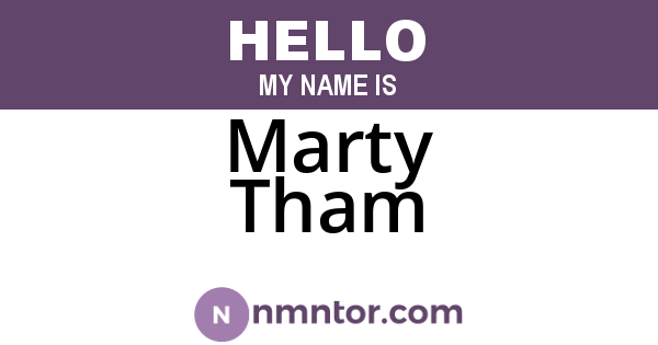 Marty Tham