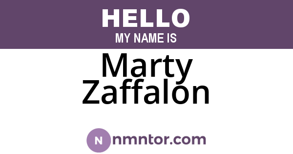 Marty Zaffalon