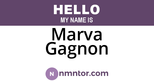 Marva Gagnon