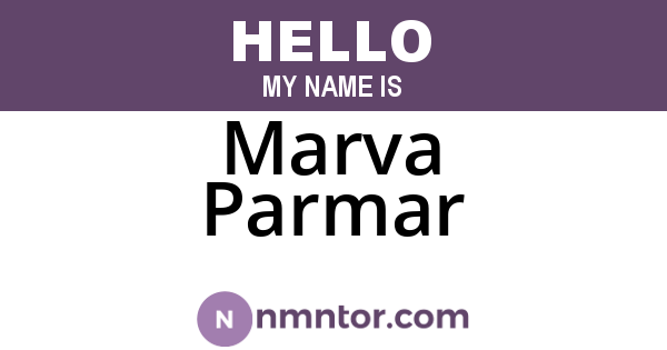 Marva Parmar