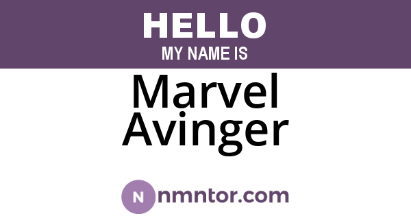 Marvel Avinger