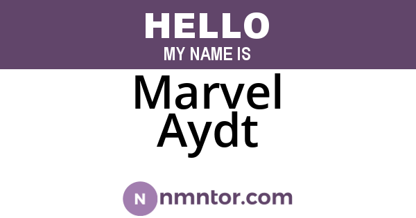 Marvel Aydt