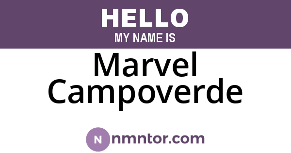 Marvel Campoverde