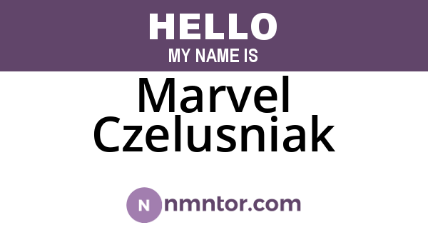 Marvel Czelusniak