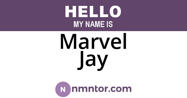 Marvel Jay