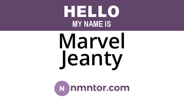Marvel Jeanty