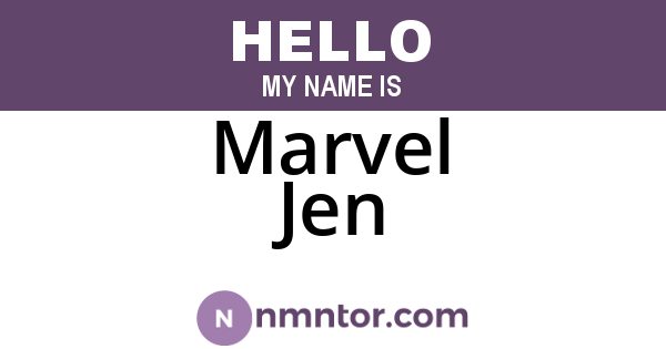 Marvel Jen