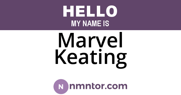 Marvel Keating