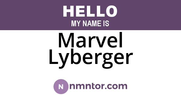 Marvel Lyberger