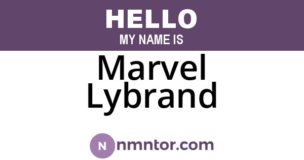 Marvel Lybrand