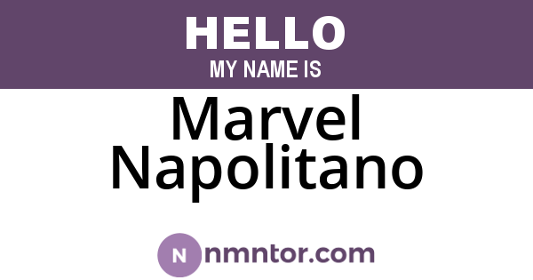 Marvel Napolitano