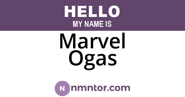 Marvel Ogas