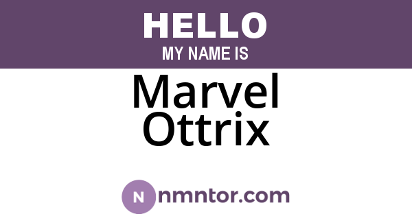 Marvel Ottrix