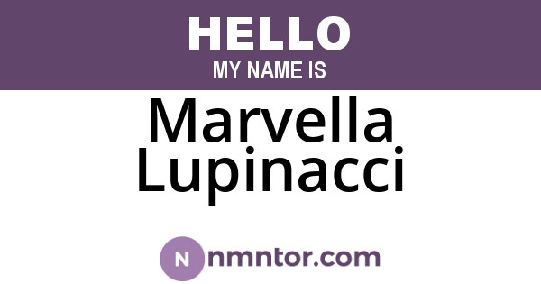 Marvella Lupinacci