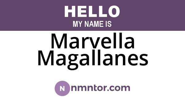 Marvella Magallanes