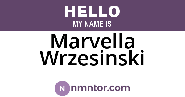 Marvella Wrzesinski