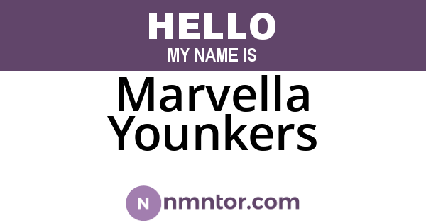 Marvella Younkers