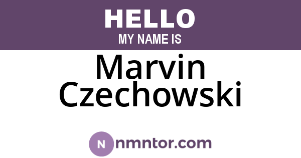 Marvin Czechowski