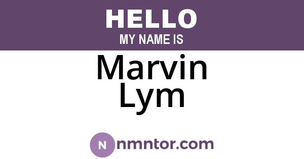 Marvin Lym