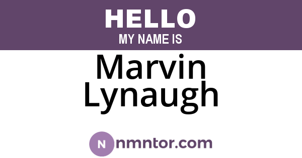 Marvin Lynaugh