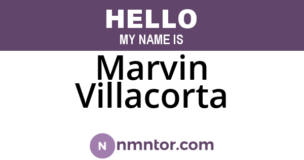 Marvin Villacorta