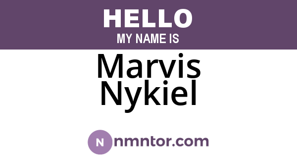 Marvis Nykiel