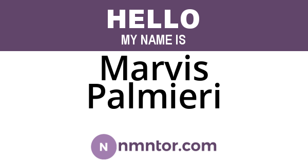 Marvis Palmieri