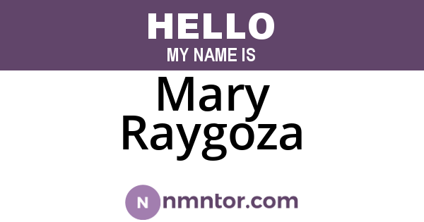 Mary Raygoza