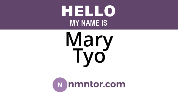 Mary Tyo